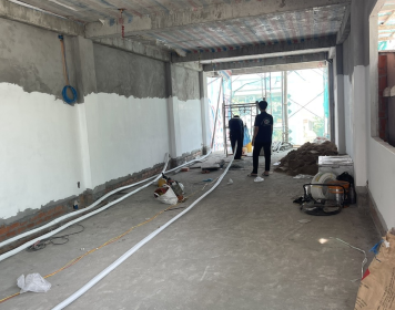 Thi công máy lạnh âm trần khối văn phòng