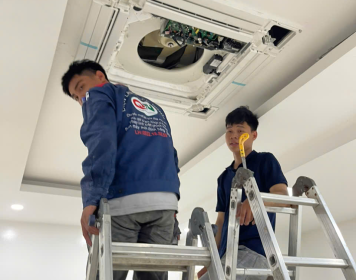 Vệ sinh máy lạnh âm trần