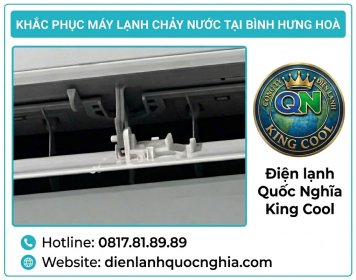 Cách khắc phục máy lạnh bị chảy nước tại Bình Hưng Hoà, Bình Tân nhanh chóng 24/7