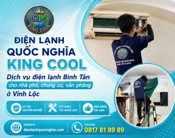 Dịch vụ điện lạnh bình tân cho nhà phố, chung cư, văn phòng ở vĩnh lộc