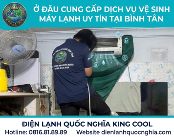 Ở đâu cung cấp dịch vụ vệ sinh máy lạnh uy tín tại Bình Tân 