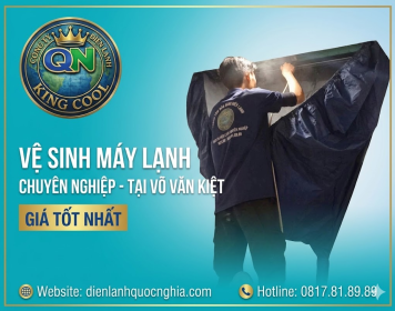 Vệ sinh máy lạnh đường Võ Văn Kiệt giá tốt