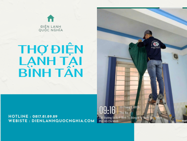 Thợ điện lạnh tại Triều An Tower , Bình Tân – Gọi là có, làm ngay 