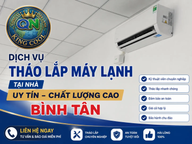 Dịch vụ tháo lắp máy lạnh tại nhà Bình Tân