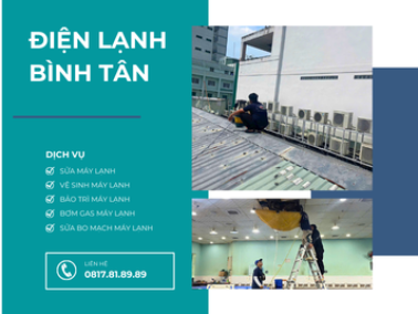 Điện lạnh Bình Tân chuyên chung cư - nhà phố - văn phòng 