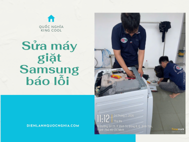 Sửa máy giặt Samsung báo lỗi ở Hoa Lâm Tên Lửa 
