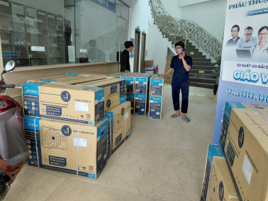 Tháo lắp máy lạnh cũ đường liên ấp 123 