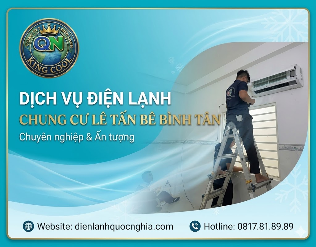 Dịch vụ điện lạnh chung cư Lê Tấn Bê Bình Tân chuyên nghiệp