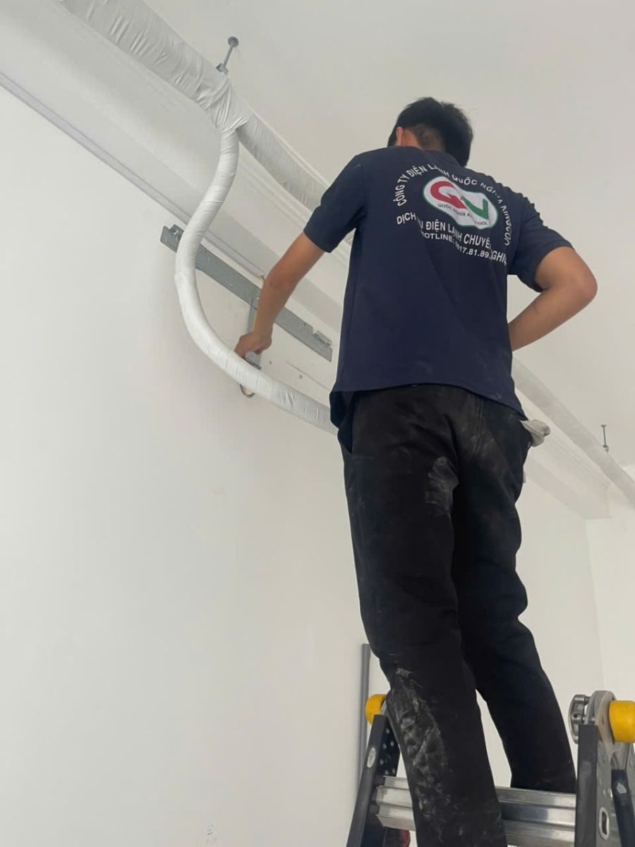 Quy trình lắp đặt máy lạnh tại chung cư