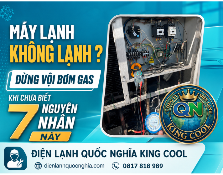 Máy lạnh không lạnh 