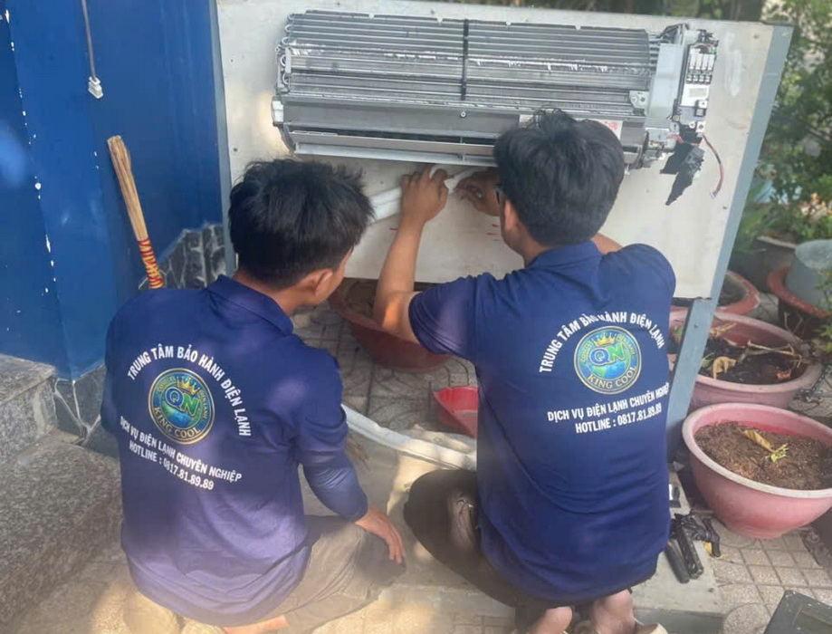 Quy trình kiểm tra sửa chữa máy lạnh tại nhà TPHCM - King Cool