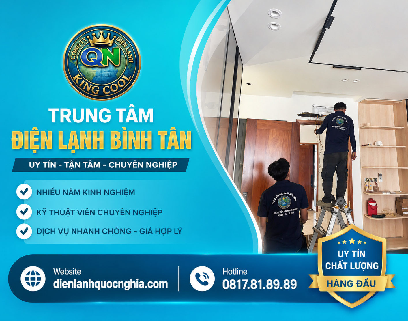 trung tâm điện lạnh bình tân uy tín nhiều năm kinh nghiệm