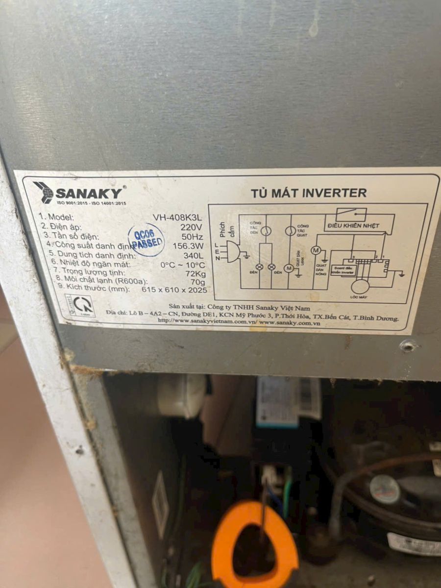 Kiểm tra block tủ mát
