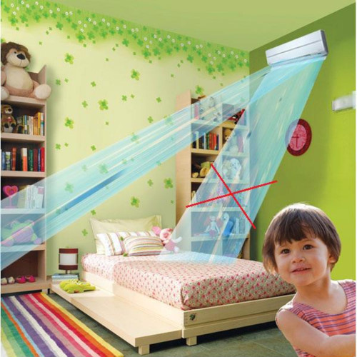 cách dùng máy lạnh cho trẻ sơ sinh