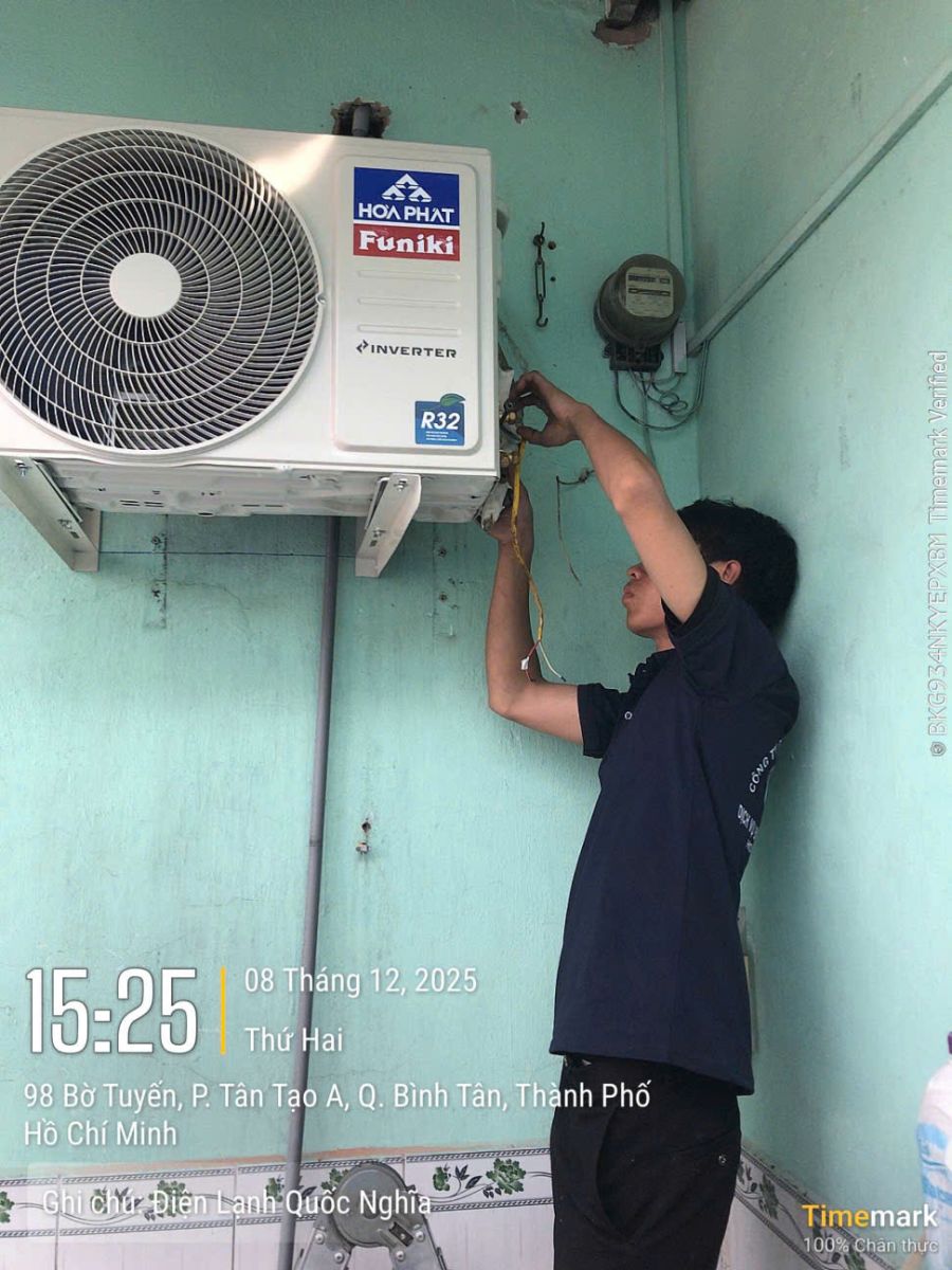 Sửa máy lạnh điều hoà tại chung cư Aio City Bình Tân