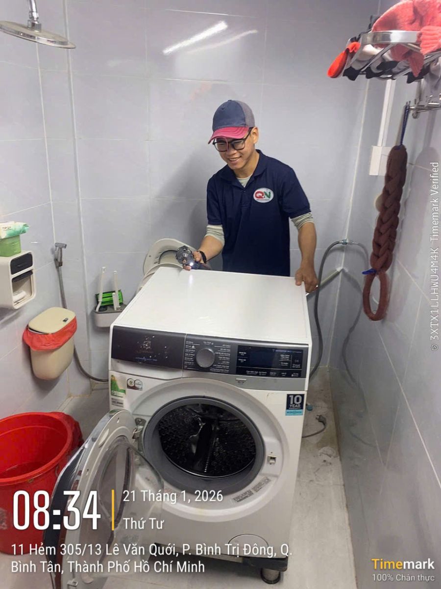 Vệ Sinh Máy Giặt Chung Cư Gia Phú